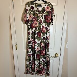 All That‎ Jazz VTG 90’s Floral Maxi Prairie Cottagecore Dress
